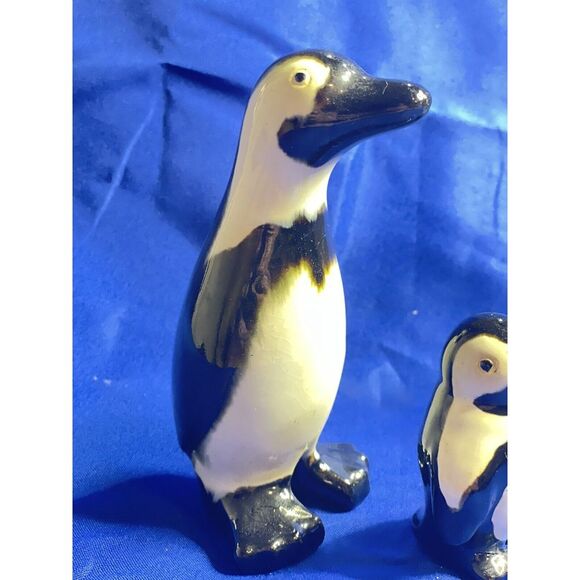 Global Views Penguin Figurines Ceramic Pottery Art Rare 3", 6" ,9" (b12#153)‎ - Picture 2 of 10